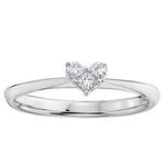 Heart Diamond Ring 14K