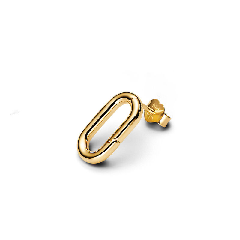 Pandora 14K Gold-plated Openable Link Stud Earring image number 1