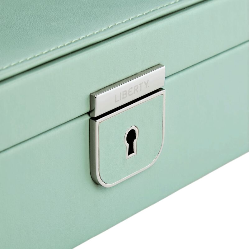WOLF X LIBERTY Julia Interior Print Medium Jewelry Box - Sage Green image number 4