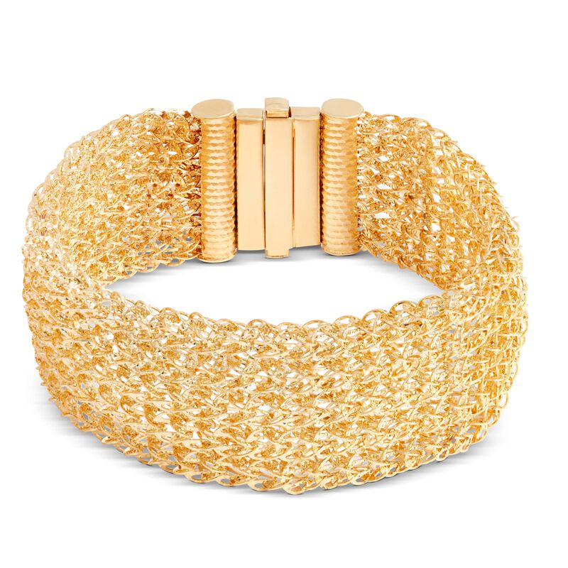 Toscano Soft Link 14K Gold Bracelet, 14K Yellow Gold image number 0