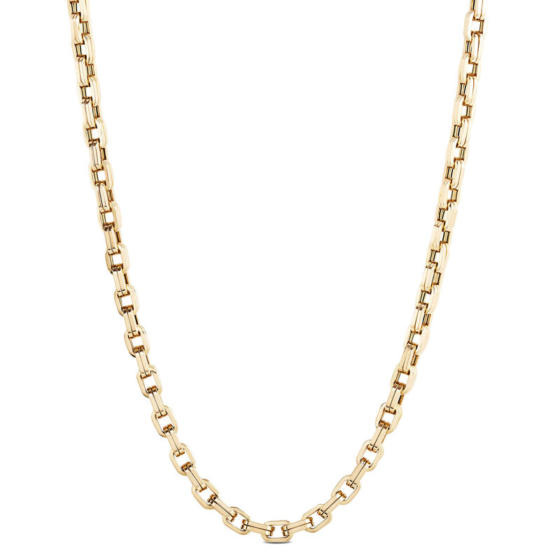 Toscano Double Oval Forzantina Neck Chain, 14K Yellow Gold image number 0