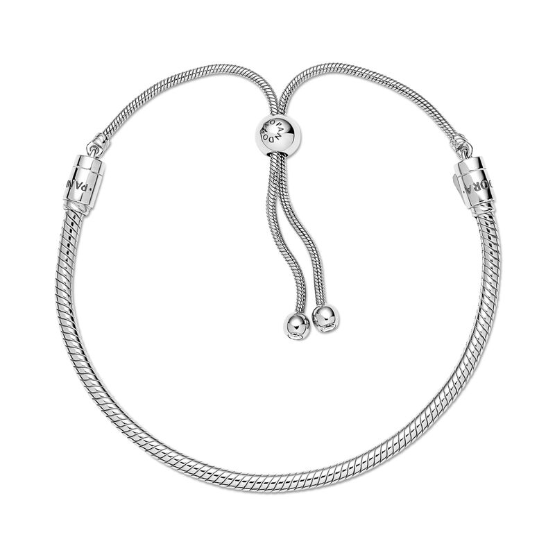 Pandora Moments Snake Chain Slider Bracelet image number 3