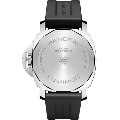 Panerai Luminor Base Logo Black Dial Watch, 44mm
