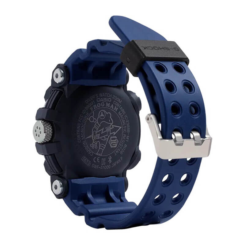 G-Shock Master of G Frogman Solar Bluetooth Blue Strap Watch, 56.7mm image number 2