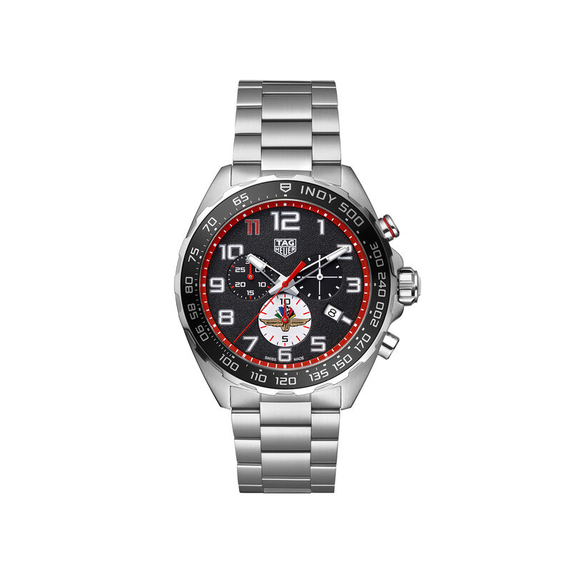 TAG Heuer Formula 1 Chronograph x Indy 500 Black Dial Watch, 43mm image number 0