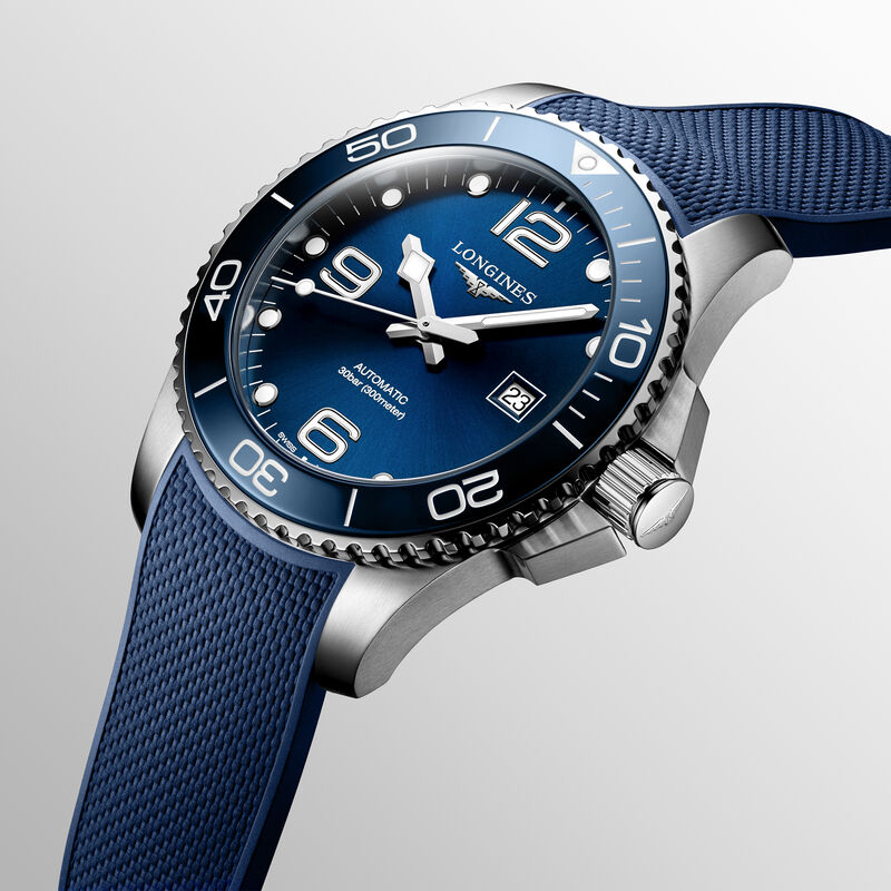 Longines Hydroconquest Sunray Blue Dial Watch, 43mm image number 1