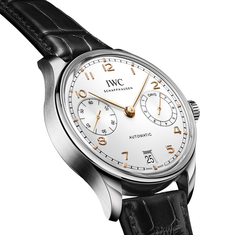 IWC Portugieser Automatic 42 Silver Dial Watch, 42.4mm image number 1