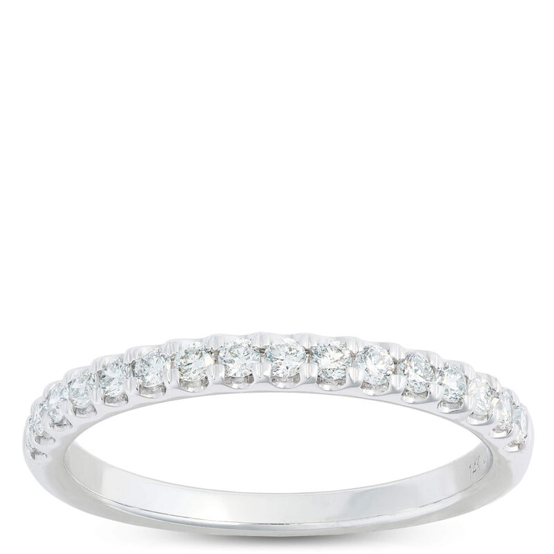 Pear Shape Halo and Round Diamond Bridal Set, 14K White Gold image number 2
