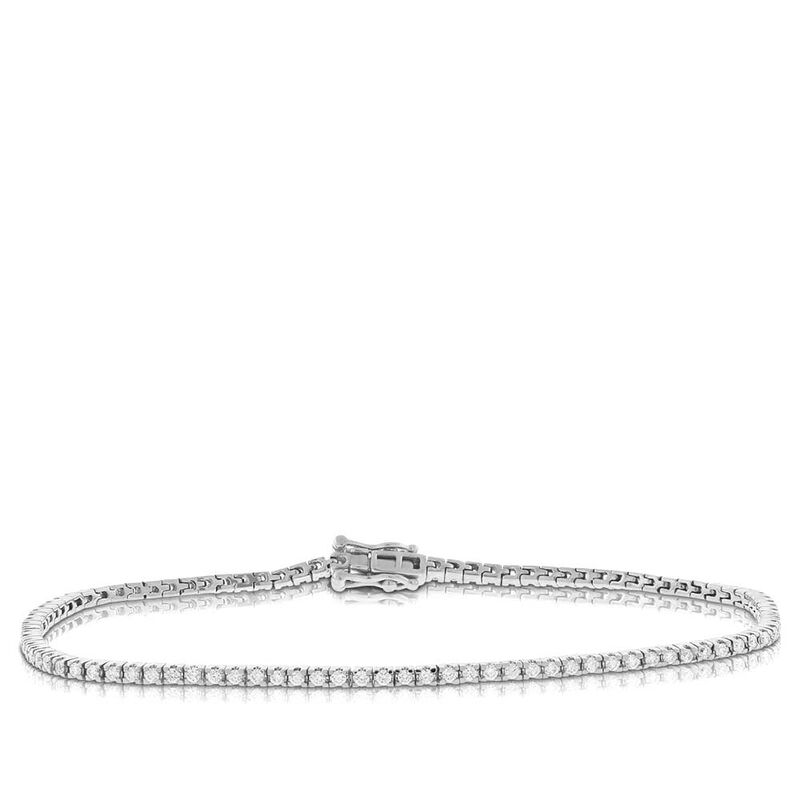 Diamond Tennis Bracelet 14K image number 0