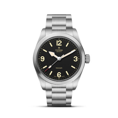 TUDOR Ranger Black Dial Watch, 36mm