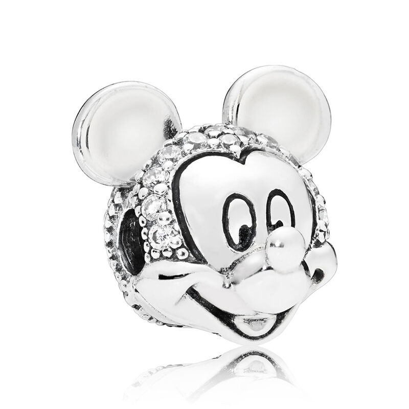Pandora Disney, Shimmering Mickey Portrait CZ Clip image number 1