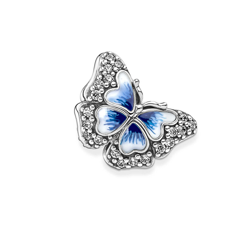 Pandora Blue Butterfly Sparkling CZ & Enamel Charm image number 3