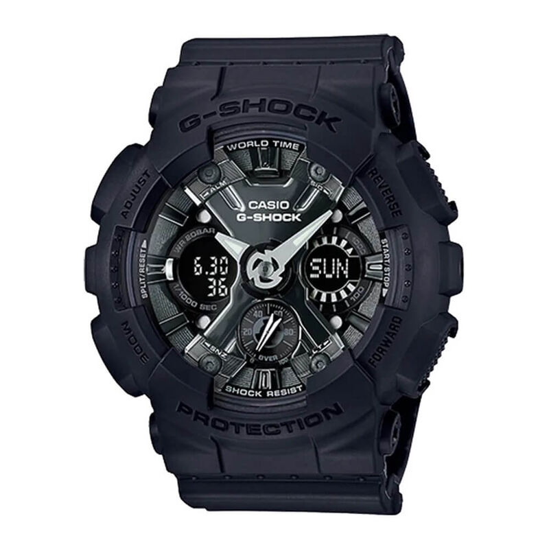 G-Shock S-Series Black Strap Gray Dial Watch, 49mm image number 0