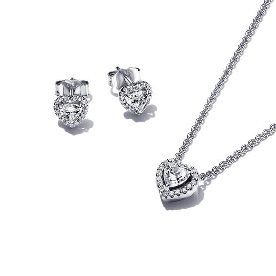 Pandora Elevated Heart Jewelry Gift Set