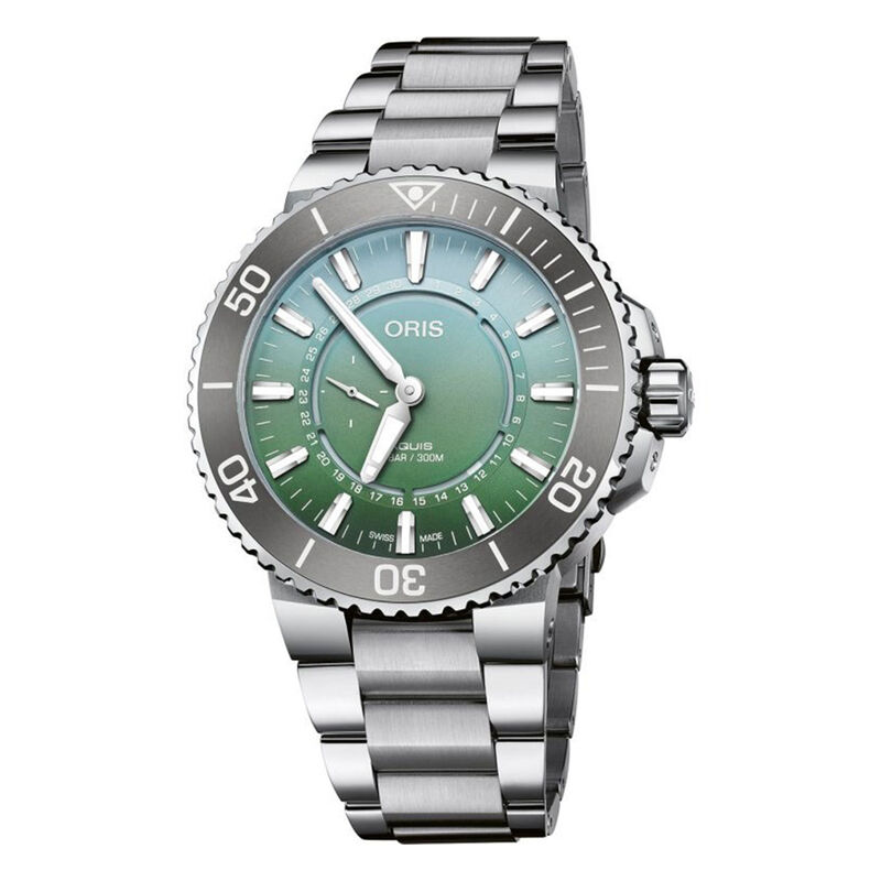 Oris Dat Watt Limited Edition II Watch Green Dial, 43.50mm image number 0