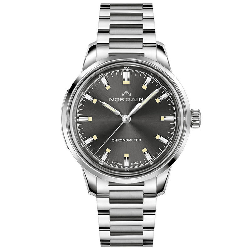 Norqain Freedom 60 Anthracite Steel Watch, 39mm image number 0