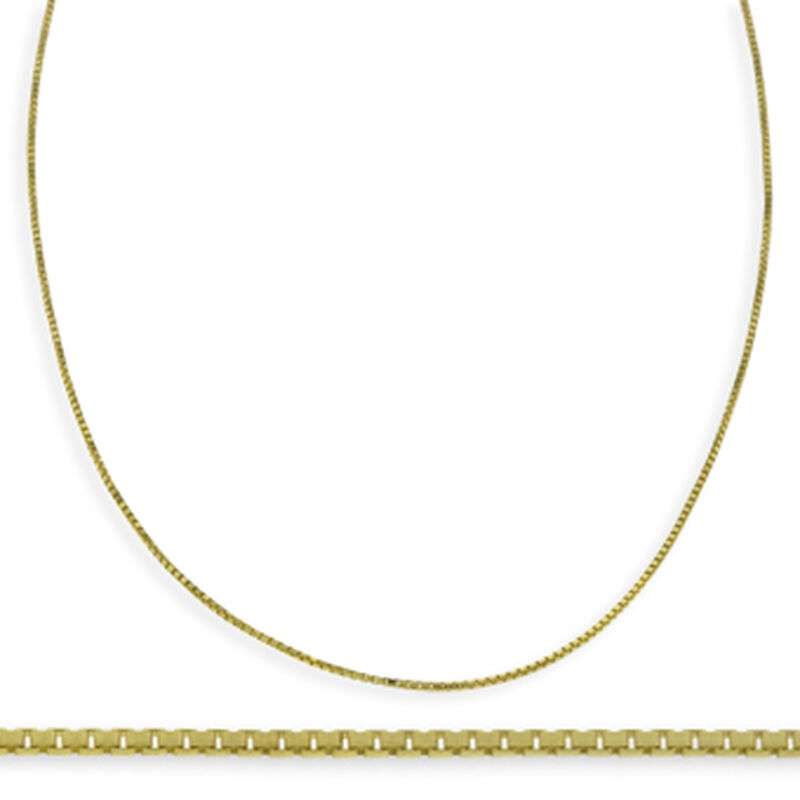 Box Chain 14K, 18" image number 0