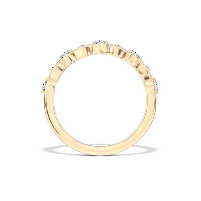 Classic Round Diamond Anniversary Band, &frac14; Carat Total Weight, 14K Yellow Gold
