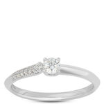 Jade Trau for Ben Bridge Signature Diamond Ring in Platinum