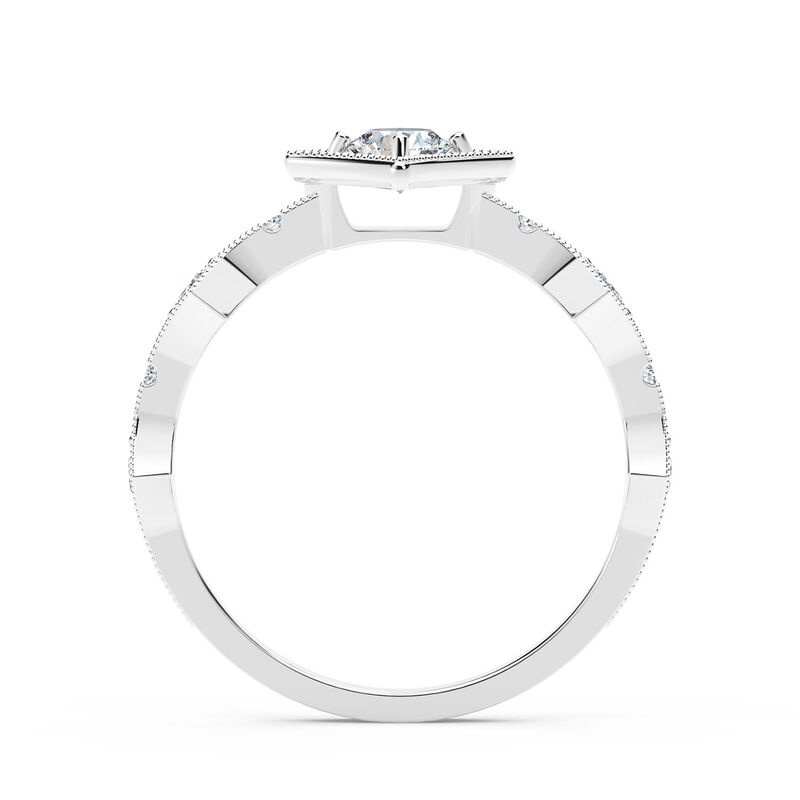 De Beers Forevermark Tribute™ Modern Diamond Ring 18K image number 1