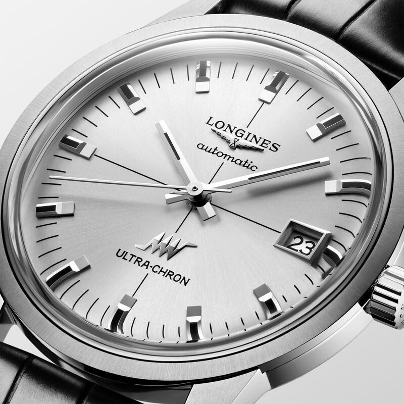 Longines Ultra-Chron Classic Silver Dial Watch, 37mm image number 1
