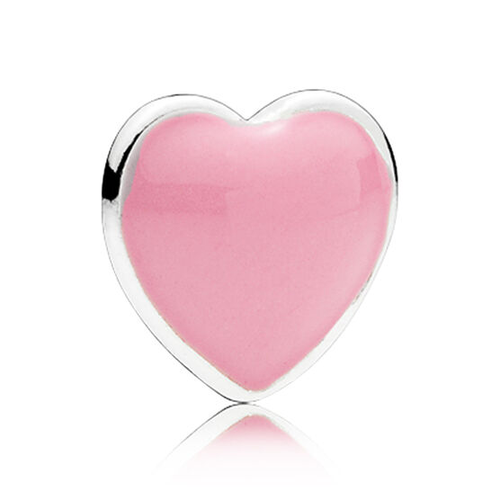 PANDORA Enamel Pink Heart Petite Locket Charm - 792169EN24 | Ben Bridge ...