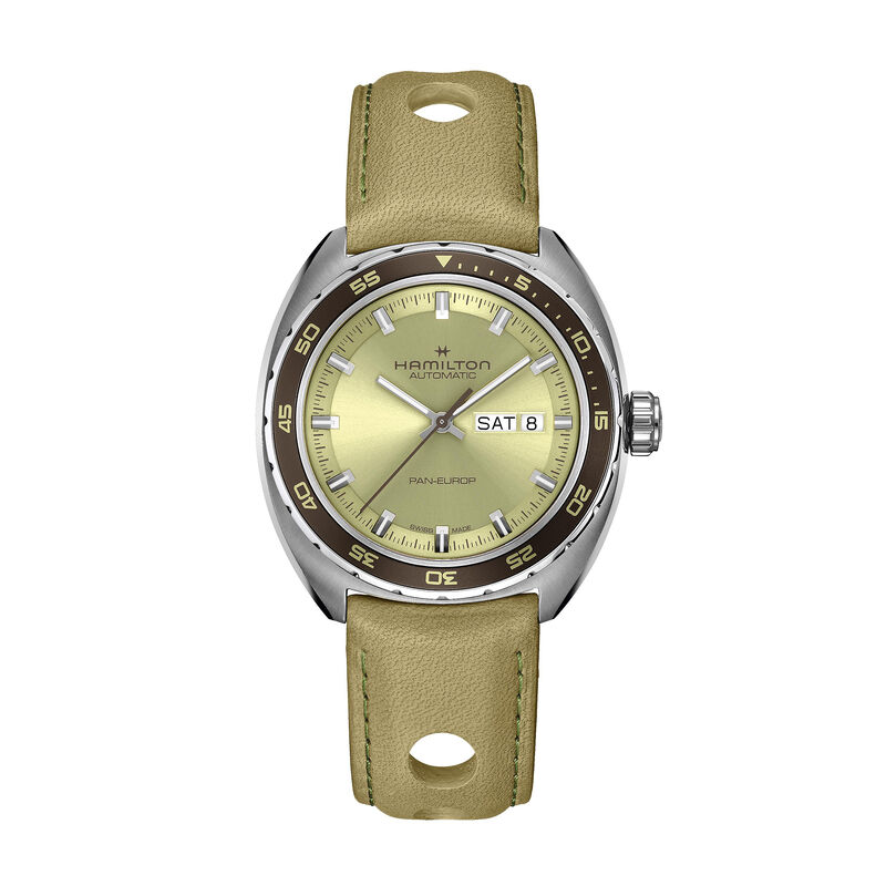 Hamilton American Classic Green Dial Watch, 42mm image number 0