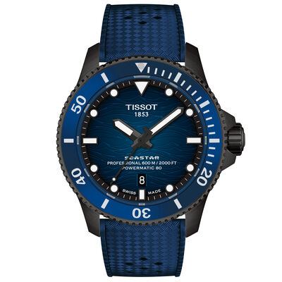 Tissot Seastar 2000 Blue Dial Watch, 44mm