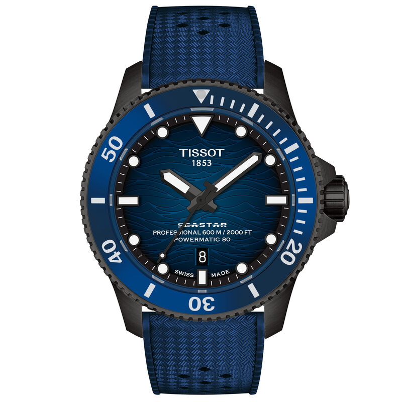 Tissot Seastar 2000 Blue Dial Watch, 44mm image number 0