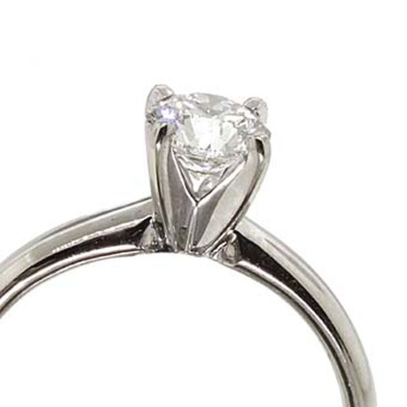 Ikuma Canadian Diamond Solitaire White Gold Ring 14K, 3/4 ct. image number 1