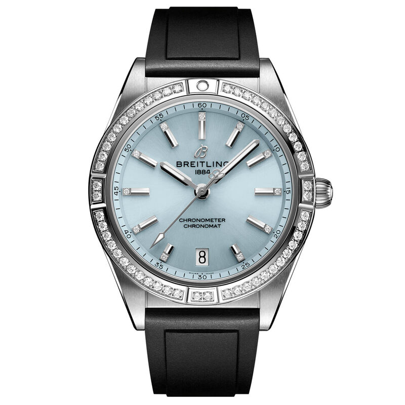 Breitling Chronomat Automatic 36 Diamond Ice Blue Watch, 36mm image number 0