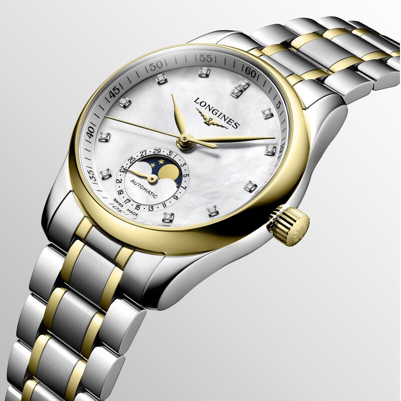 Longines Master Collection Moonphase White Dial Watch, 34mm image number 2