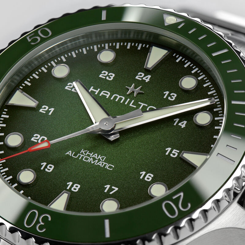Hamilton Khaki Navy Scuba Auto Watch Green Dial, 43mm image number 3