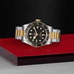 TUDOR Black Bay S&G Watch Steel Case Black Dial Steel And Gold Bracelet, 41mm