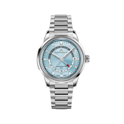 NORQAIN Freedom 60 GMT Blue Dial Watch, 40mm
