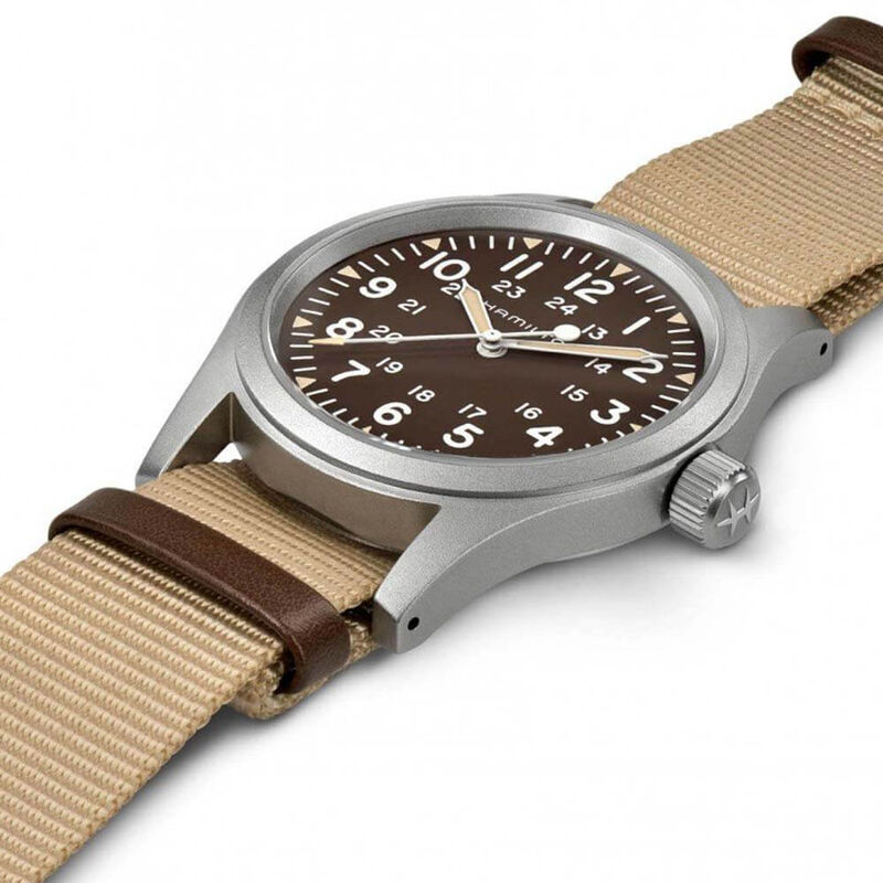 Hamilton Khaki Field Mechanical Watch Brown Dial, 38mm image number 2