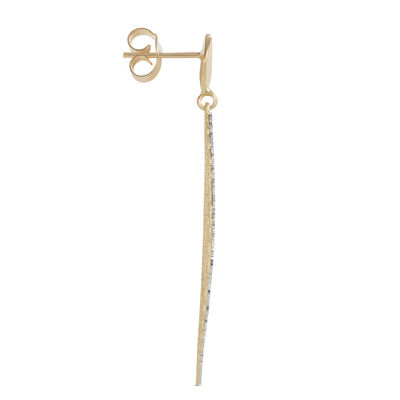 Toscano Leaf  Pendant 14K Two Tone Gold