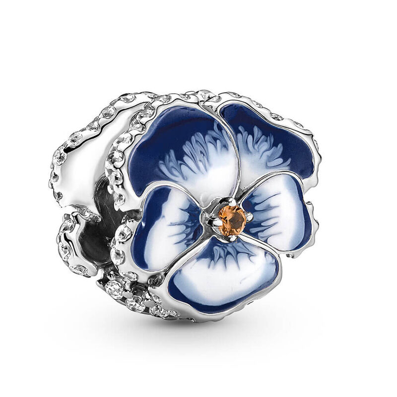 3 Blue Enamel Flower Charms, Mini Flower Pendants, Enamel Charms, For –  LylaSupplies