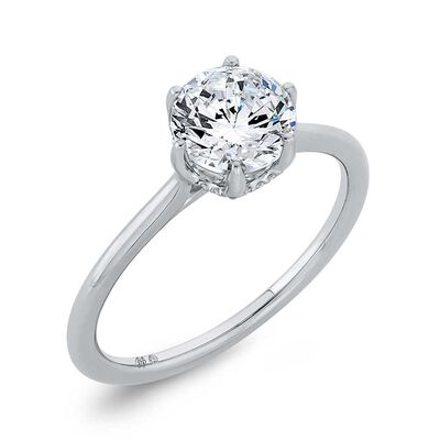 Bella Ponte "The Whisper Crown" Diamond Engagement Ring Setting 14K