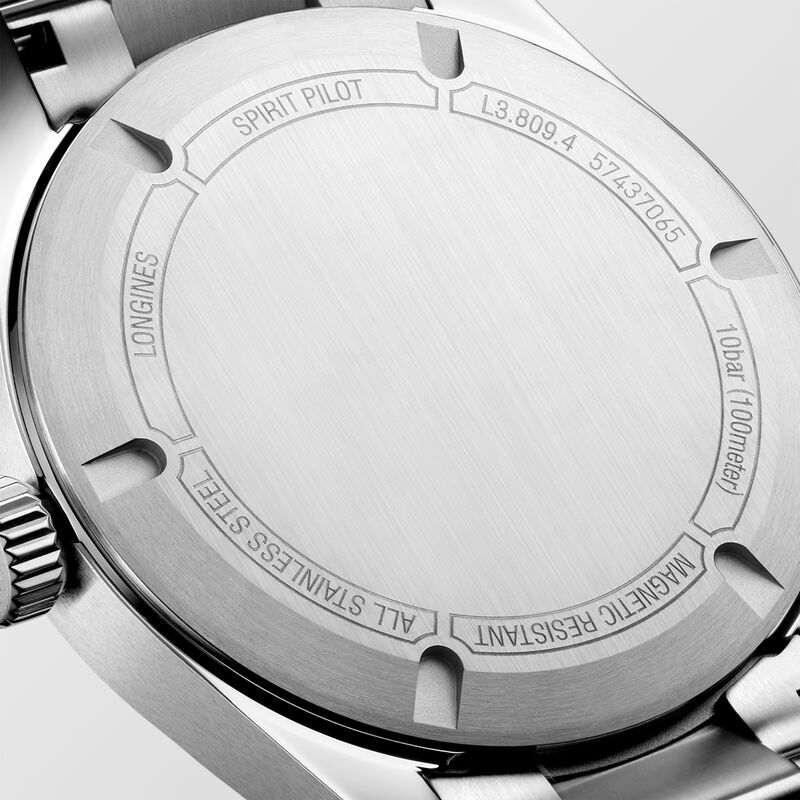 Longines Spirit Pilot Black Dial Watch, 39mm image number 2