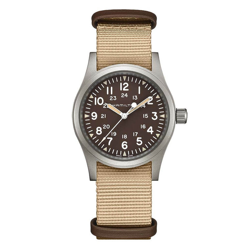 Hamilton Khaki Field Mechanical Watch Brown Dial, 38mm image number 0