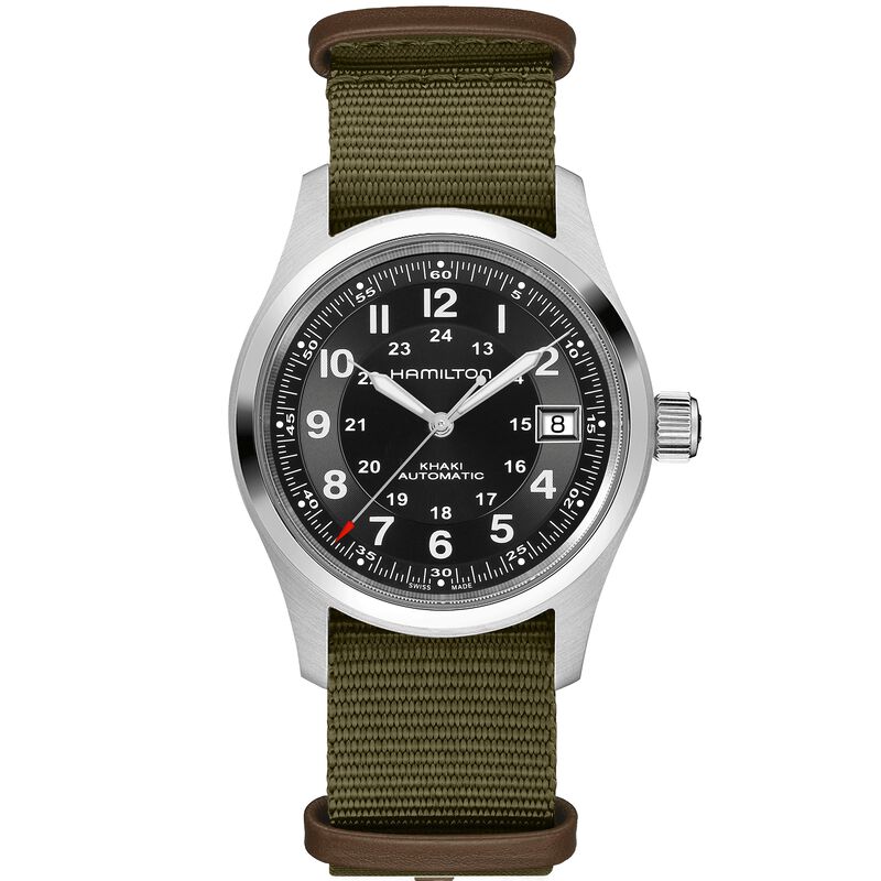Hamilton Khaki Field Auto Call of Duty Black Dial Watch, 38mm image number 0