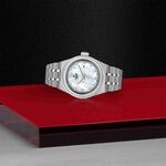 TUDOR Royal Watch Steel Case Gem Set White Dial Steel Bracelet, 28mm