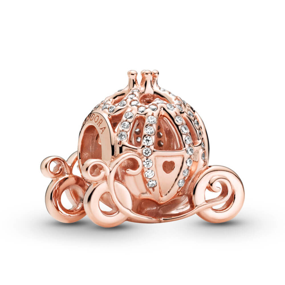 Pandora Disney Cinderella Sparkling CZ Carriage Charm