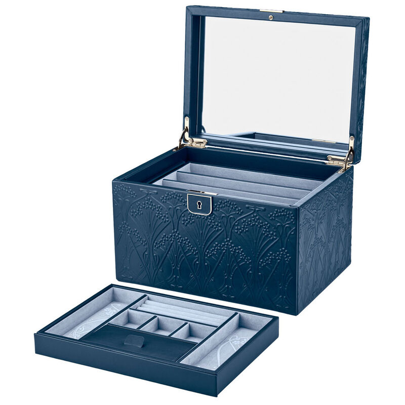 WOLF X LIBERTY All Over Ianthe Large Jewelry Box - Navy image number 3