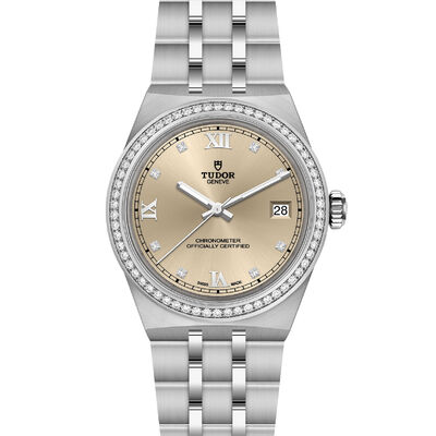 TUDOR Royal Beige Dial Watch, 36mm