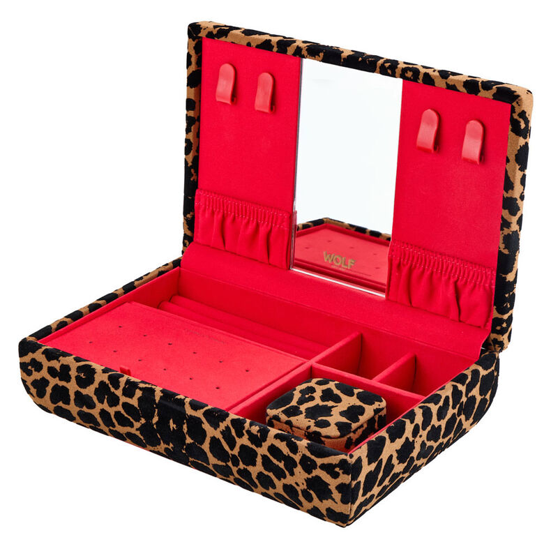 WOLF Savanna Leopard Print Medium Jewelry Box image number 0
