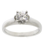 Ben Bridge Signature Diamond™ Solitaire Ring in Platinum, 3/4 ct.
