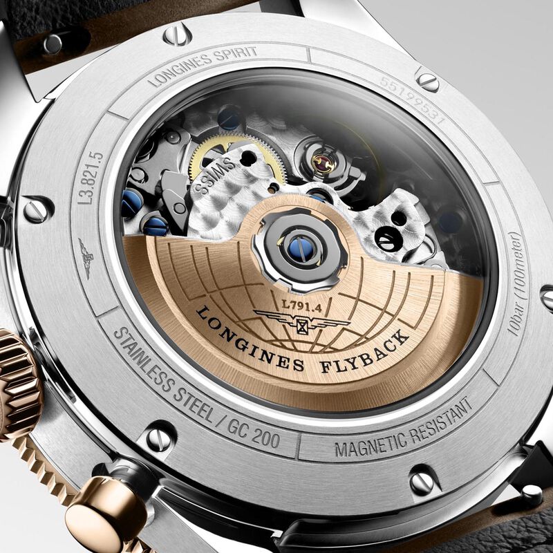 Longines Spirit Flyback Brown Dial Watch, 42mm image number 3