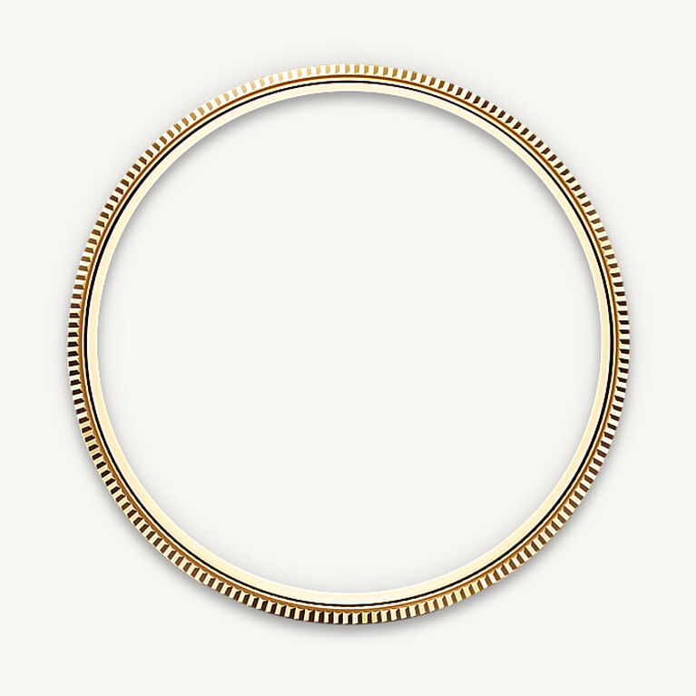 rolex 1908 in 18 ct yellow gold, m52508-0008 - domed and fluted bezel - ben bridge